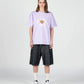 TIGER TEDDY BEAR DOLL SHORT SLEEVE T-SHIRT LIGHT PURPLE (LIGHT PURPLE)