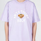 TIGER TEDDY BEAR DOLL SHORT SLEEVE T-SHIRT LIGHT PURPLE (LIGHT PURPLE)