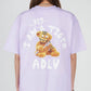 TIGER TEDDY BEAR DOLL SHORT SLEEVE T-SHIRT LIGHT PURPLE (LIGHT PURPLE)