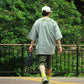 NANAMICA H/S OVERSIZED TEE (HEATHER GRAY)