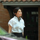 NANAMICA REGULAR COLLAR WIND H/S SHIRT (OFF WHITE)