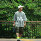 NANAMICA H/S OVERSIZED TEE (HEATHER GRAY)