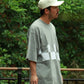 NANAMICA H/S OVERSIZED TEE (HEATHER GRAY)