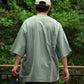 NANAMICA H/S OVERSIZED TEE (HEATHER GRAY)