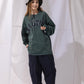 NAUTICA L/S T-SHIRTS TOO HEAVY GARMENT DYED ARCHLOGO L/S TEE (GREEN, 3UE)