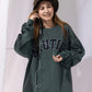 NAUTICA L/S T-SHIRTS TOO HEAVY GARMENT DYED ARCHLOGO L/S TEE (GREEN, 3UE)