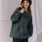 NAUTICA L/S T-SHIRTS TOO HEAVY GARMENT DYED ARCHLOGO L/S TEE (GREEN, 3UE)