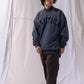 NAUTICA KNIT ACTIVE HEAVY WEIGHT SWEAT GARMENT DYED ARCHLOGO CREW (NAVY, 4NV)