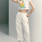 RAINBOW GRADATION ARTWORK CROP TOP SHORT SLEEVE T-SHIRT
CREAM