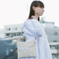 W.R. PANAMA CLUTCH (IVORY)