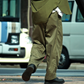 NANAMICA WIDE CHINO PANTS (MOSS GREEN)