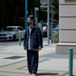 NANAMICA ALPHADRY WIDE EASY PANTS (NAVY)