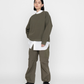 NANAMICA CREW NECK SWEAT (KHAKI)