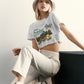 ADLV x LISA A LOGO EMBLEM EMBROIDERY CARGO PANTS (IVORY)