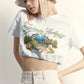 ADLV x LISA A LOGO EMBLEM EMBROIDERY CARGO PANTS (IVORY)