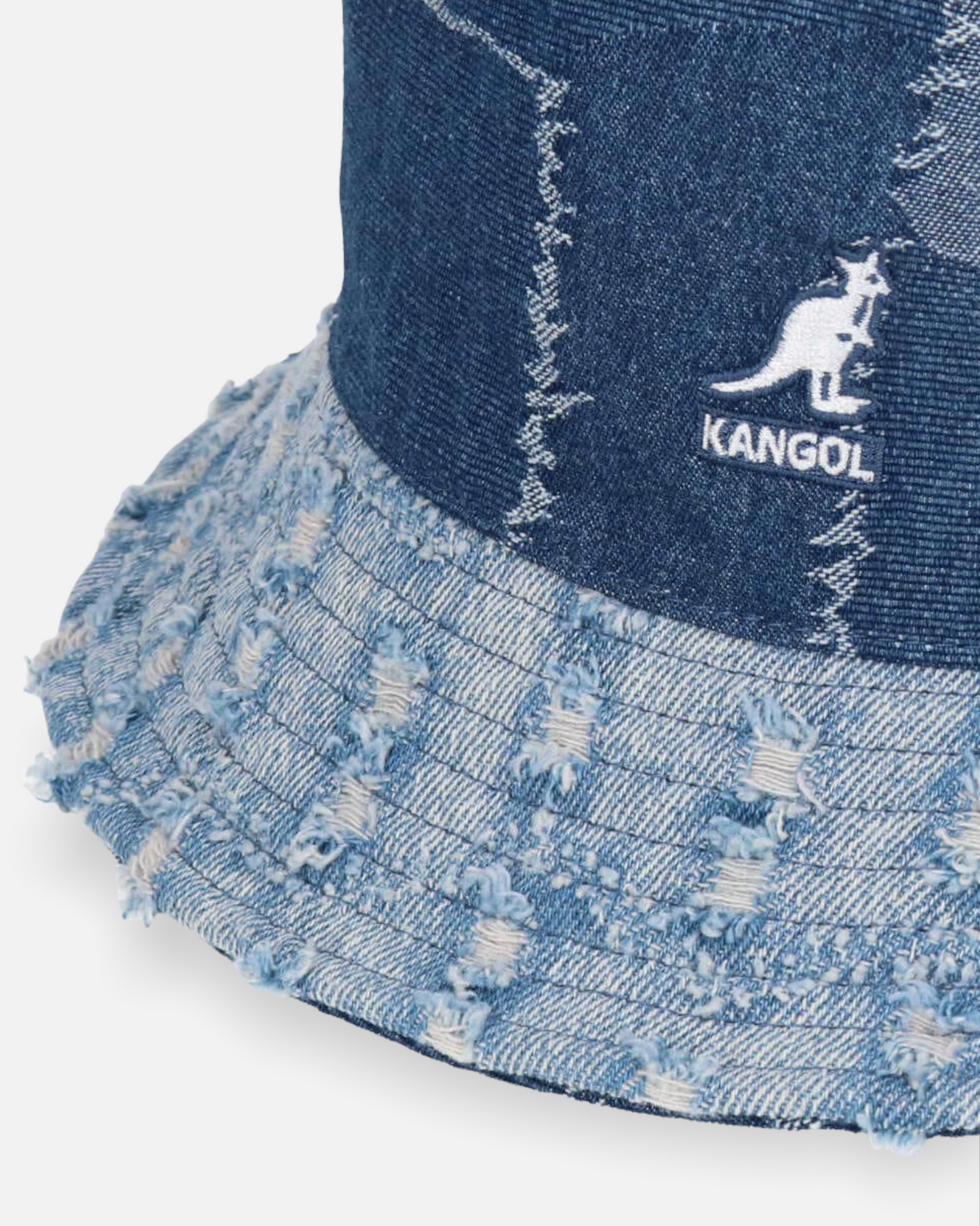 DENIM MASHUP BUCKET (MEDIUM BLUE)