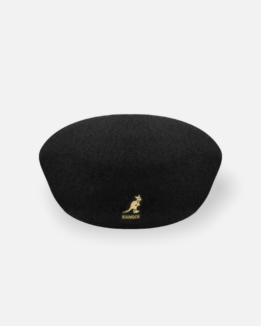 504 KANGOL CAP (BLACK / GOLD)