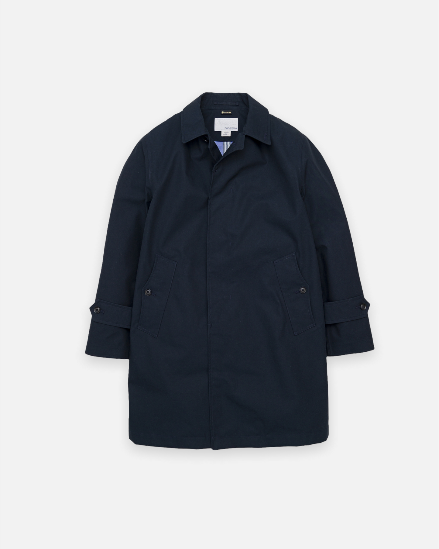 NANAMICA GORE-TEX SOUTIEN COLLAR COAT (DARK NAVY)