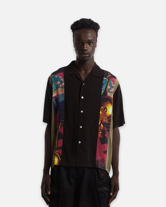 PAM GRAND PILLARS CASUAL SS SHIRT (MURKY POP)
