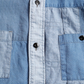FDMTL PATCHWORK SHIRT 3YR WASH (INDIGO)
