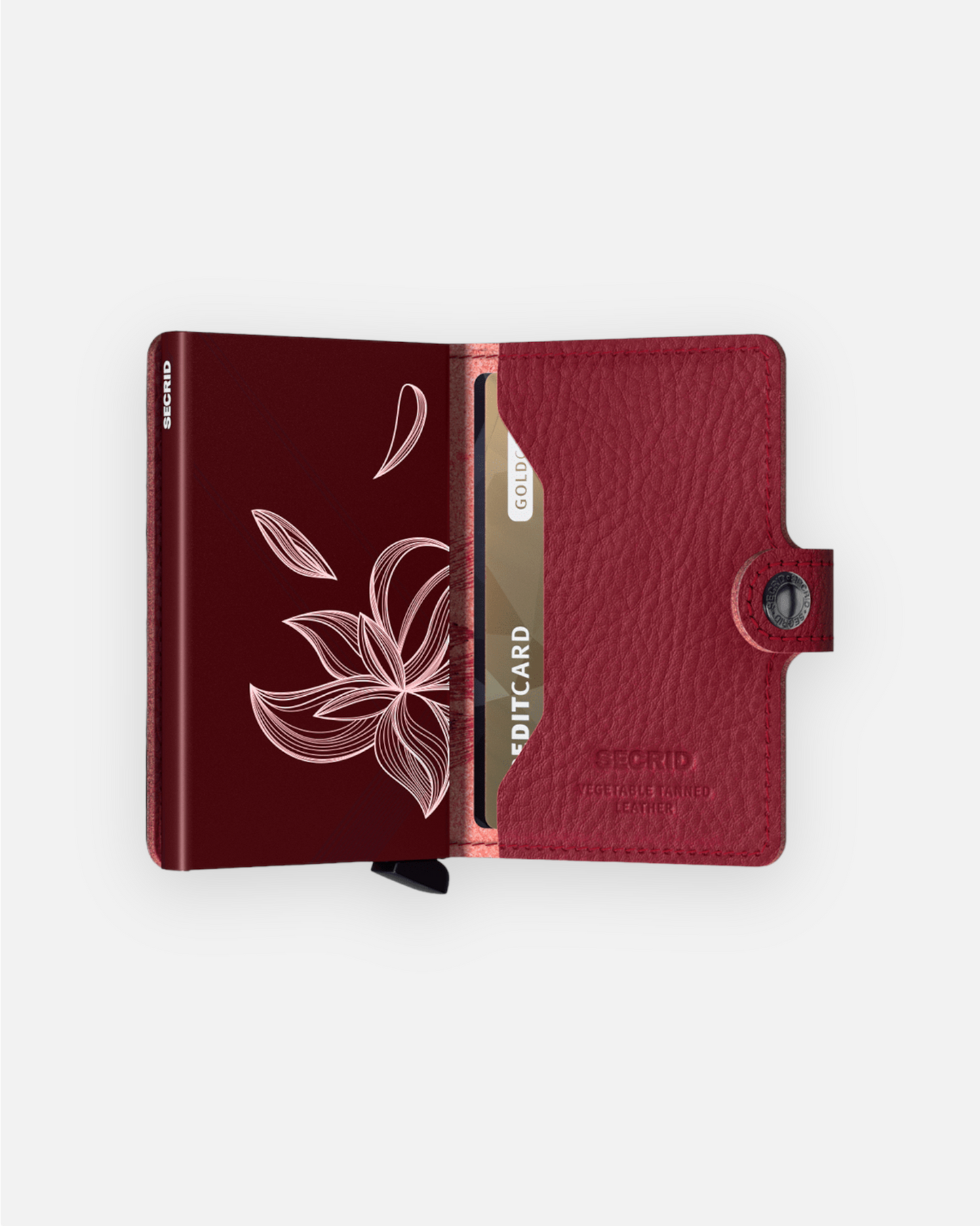 MINIWALLET (STITCH MAGNOLIA ROSSO)