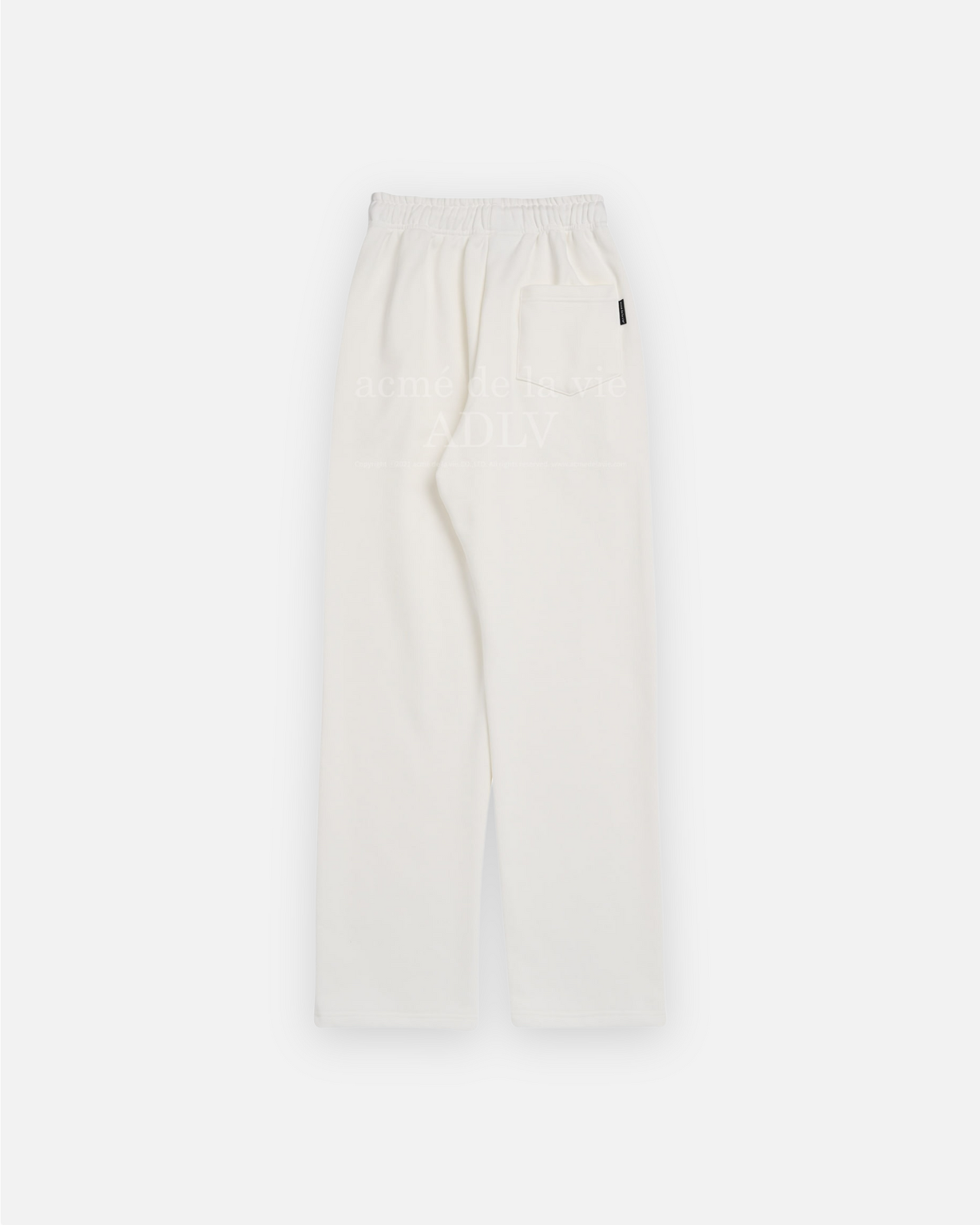 RAINBOW GRADATION ARTWORK SWEAT PANTS CREAM