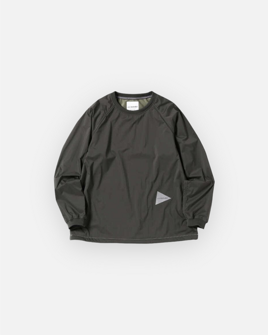 AND WANDER COVERED RIP WARM PULLOVER (CHARCOAL)