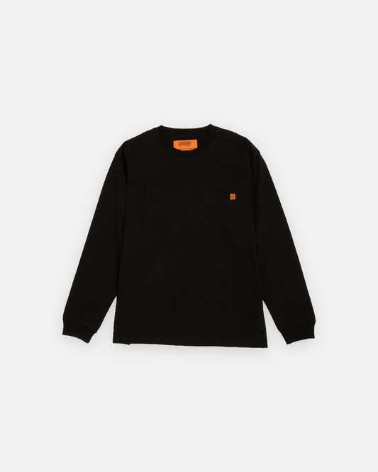UNIVERSAL OVERALL POCKET L/S 12/ US COTTON OE (BLACK)
