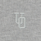 UNIVERSAL OVERALL WOMEN'S UO EMBROIDERY SWEAT CREW 30/7 T/C SWEAT (HEATHER GRAY)