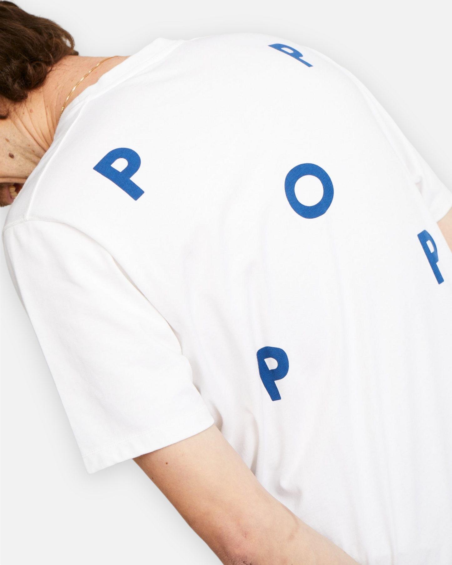 POP LOGO T-SHIRT (WHITE LIMOGES)