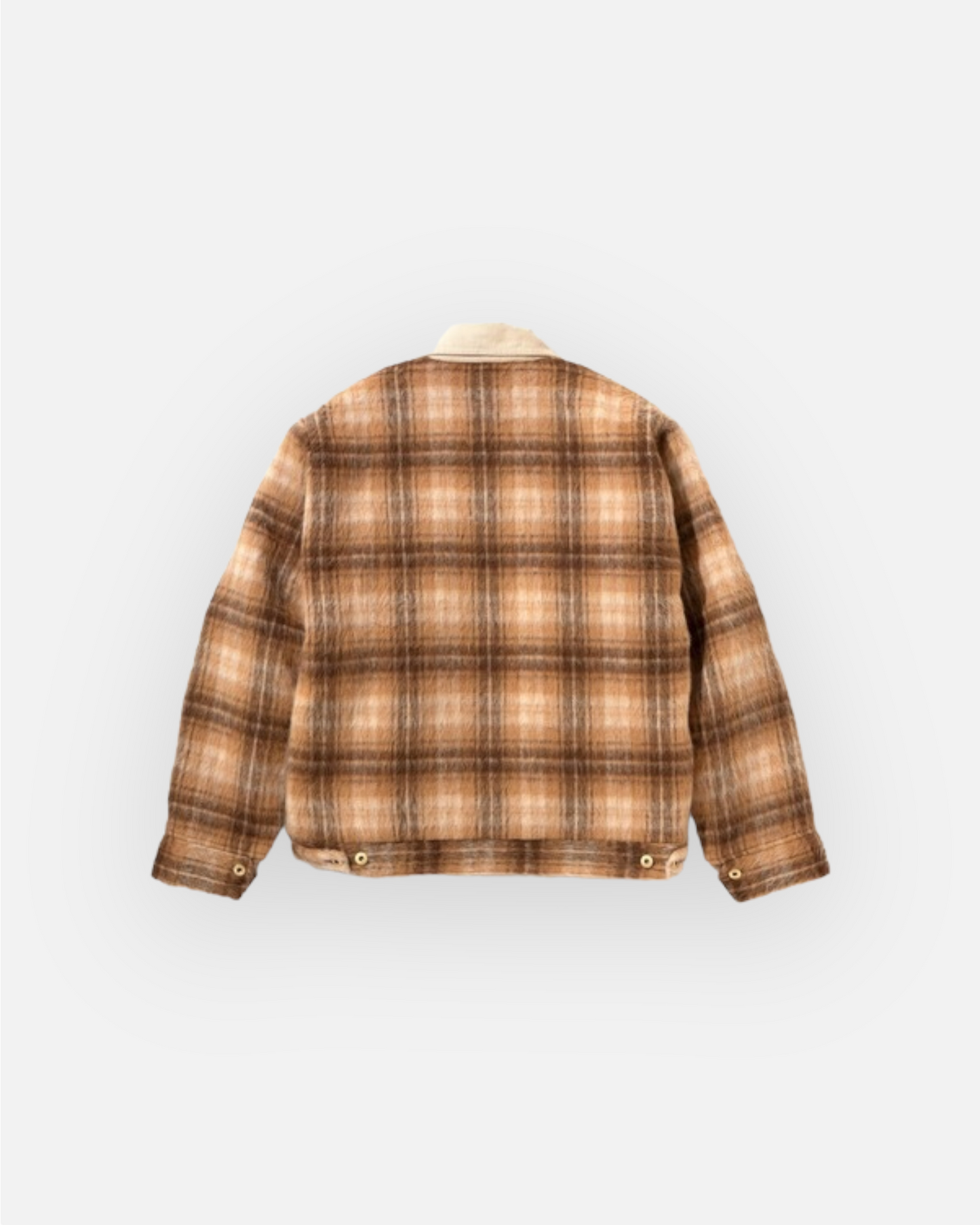 UNIVERSAL OVERALL TRUCK JACKETSHAGGY CHECK + 14W CORDUROY (BEIGE)