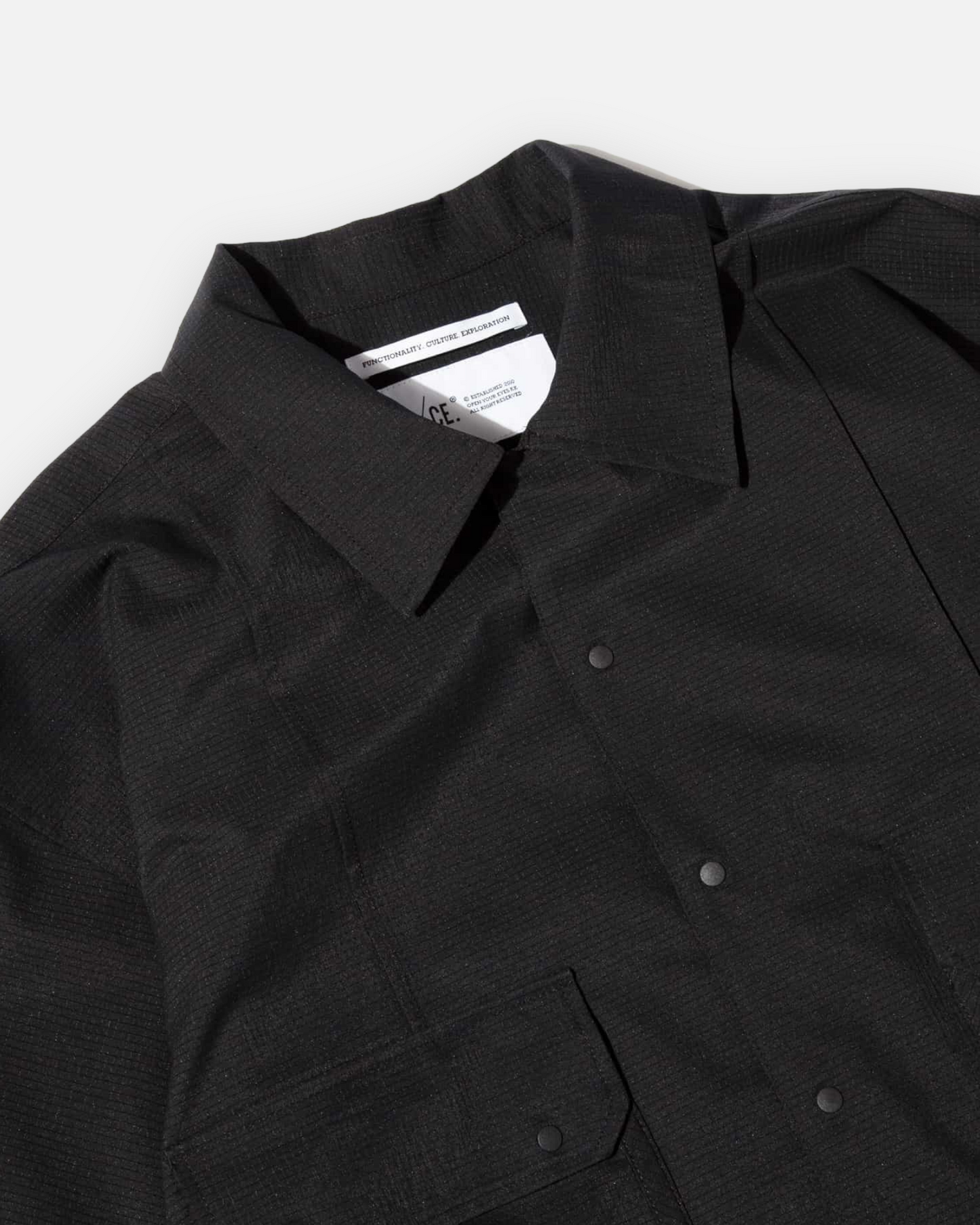 F/CE VENTILATING OVERSIZED SHIRT (BLACK)