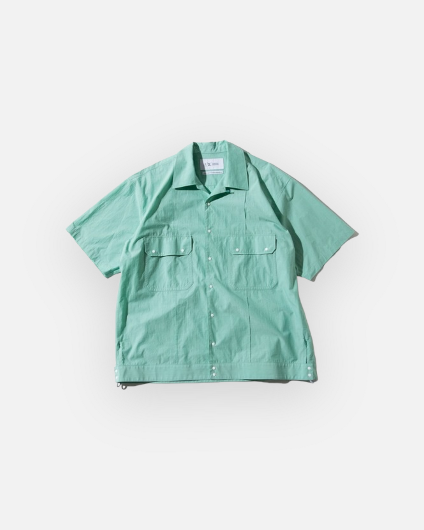F/CE PIN TUCK OVERSIZED SHIRT (MINT GREEN)