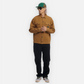 BRAIN DEAD WAFFLE SNAP FRONT SHIRT (LIGHT BROWN)