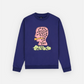 BRAIN DEAD WORM HOLE CREWNECK (SLATE)