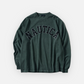 NAUTICA L/S T-SHIRTS TOO HEAVY GARMENT DYED ARCHLOGO L/S TEE (GREEN, 3UE)