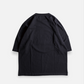 BORO PATCHWORK WIDE TEE (BLACK)
