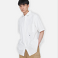 NANAMICA REGULAR COLLAR WIND H/S SHIRT (OFF WHITE)