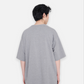 NANAMICA H/S OVERSIZED TEE (HEATHER GRAY)