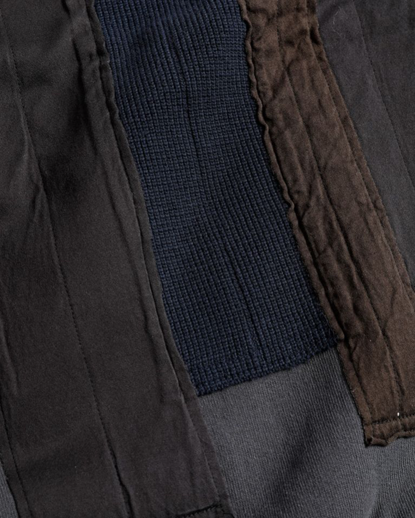 FDMTL OBI-STRIP SWEAT SHIRT (NAVY)