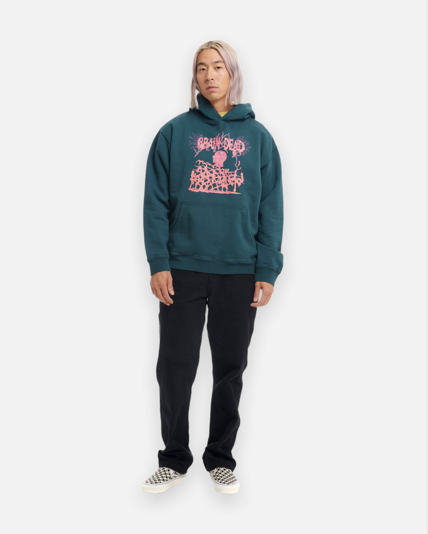 BRAIN DEAD ANATOMIC HOODIE (TEAL)