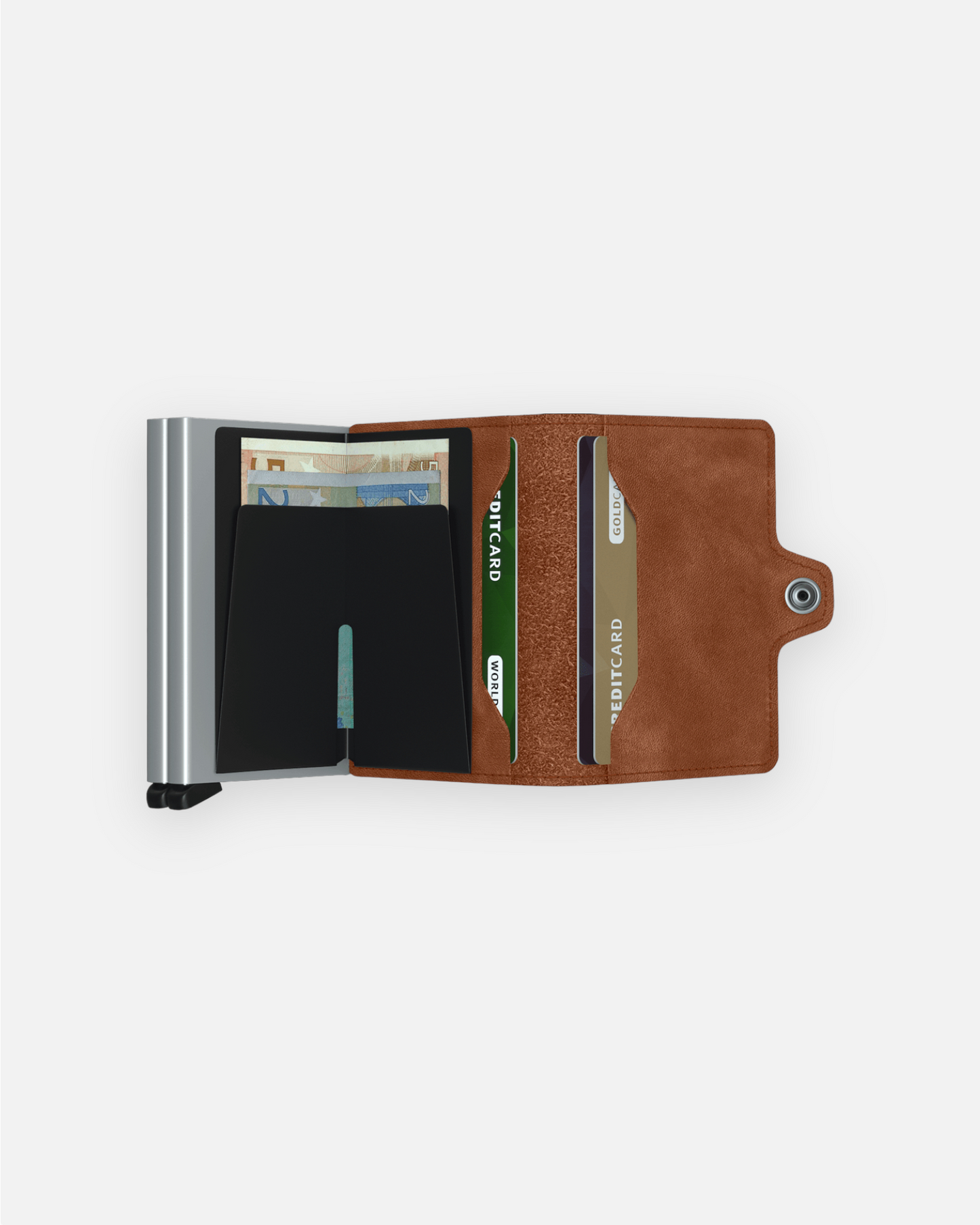 TWINWALLET (VINTAGE COGNAC SILVER)