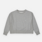 UNIVERSAL OVERALL WOMEN'S UO EMBROIDERY SWEAT CREW 30/7 T/C SWEAT (HEATHER GRAY)