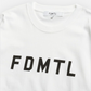 FDMTL LOGO L/S TEE (WHITE)