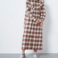 GRAMICCI FLANNEL SHIRT DRESS (BEIGE)