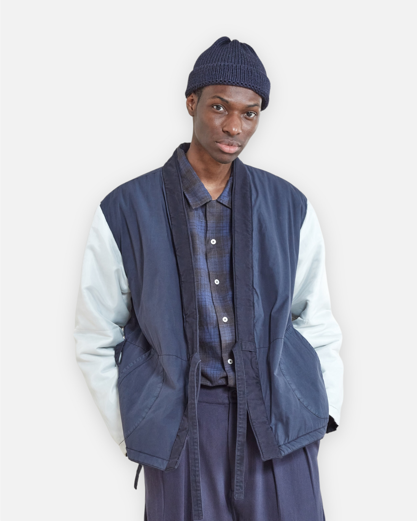 UNIVERSAL WORKS INSULATED KYOTO WORK JACKET (NAVY)