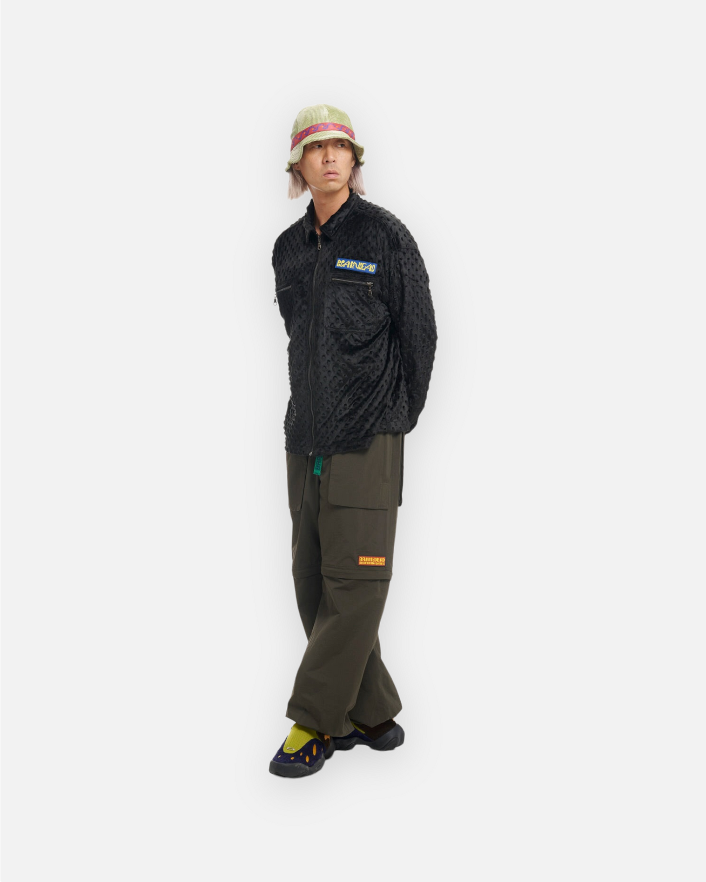 BRAIN DEAD TASLAN CONVERTIBLE PANT (OLIVE)
