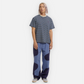 BRAIN DEAD 94 STRIPED T-SHIRT (NAVY MULTI)