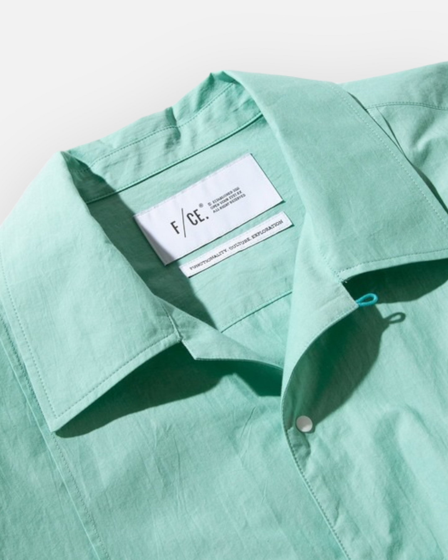 F/CE PIN TUCK OVERSIZED SHIRT (MINT GREEN)
