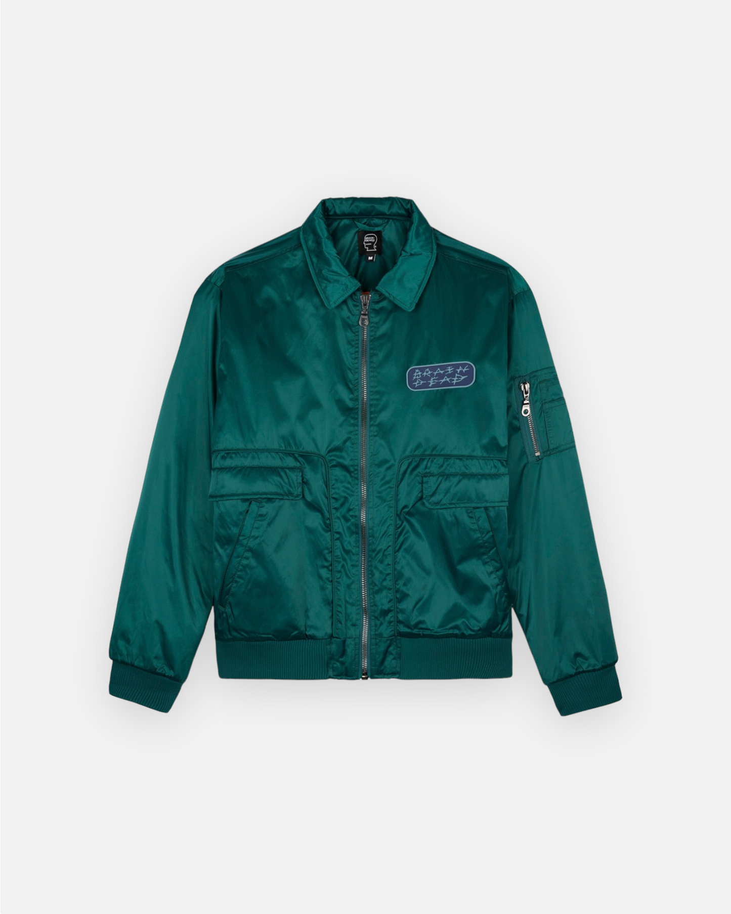 BRAIN DEAD BD BOMBER JACKET (MALLARD)